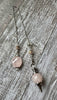 Rose Quartz Handmade Gemstone Pendulums - Divination Pendulum, Crystal Pendulum