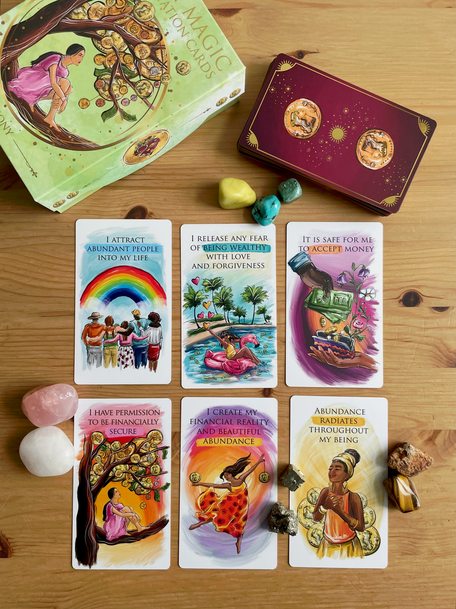 Money Magic Manifestation Cards Standard with Guidebook – Ethony Tarot