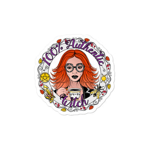 100% Authentic Witch Stickers